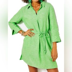 Lilly Pulitzer Green Pilar Line Dress size XL
